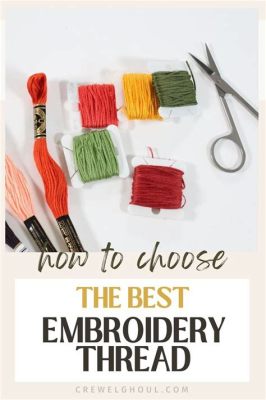 how to start an embroidery stitch and the importance of choosing the right thread color